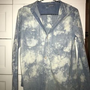 Bleached denim jacket